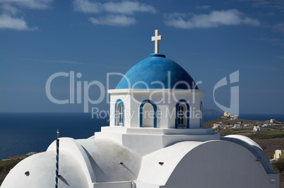 Kirche auf Santorin, Griechenland