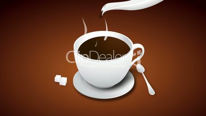 coffee menu board animation(included alpha)
