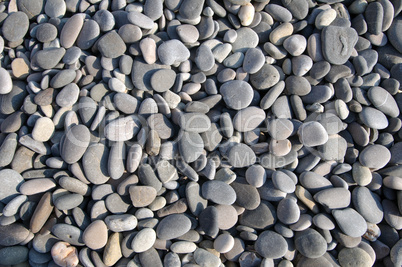 Texture pebble beach, Yalta, Crimea, Ukraine, Eastern Europe