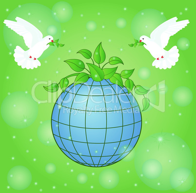 Earth Day greeting card