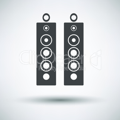 Audio system speakers icon