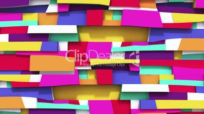 Abstract vivid colorful background with Irregularity rectangular