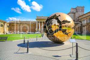 Sphere within sphere in Vatican Museums
