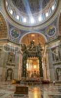 Interior of Saint Peter's dome