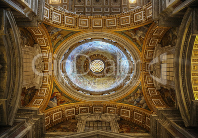 architectural details Basilica of saint Peter