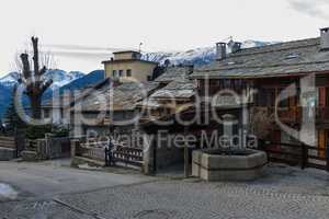 Ancient alpine village of Sauze d'Oulx