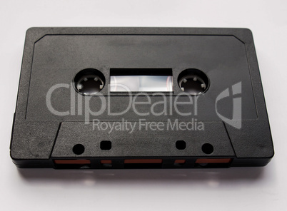 Black tape cassette