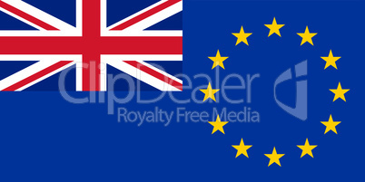 UK and Europe flag