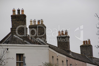 Schornsteine in Dublin