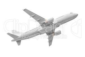 Airplane isolated on a white background
