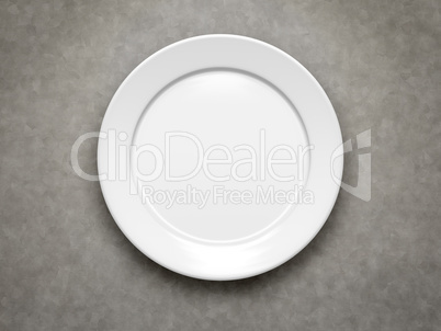 empty plate