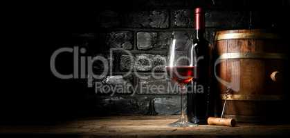 Old red wine