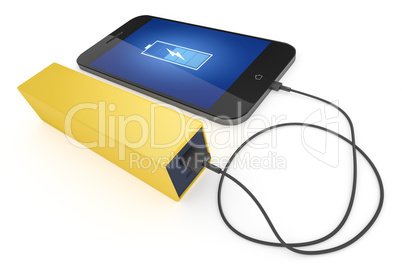 smart phone and power bank