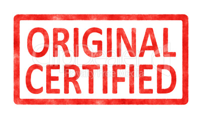 stamp original certified