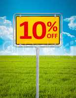 10 percent sale