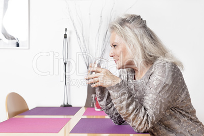 woman and tea