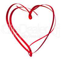 heart shape ribbon