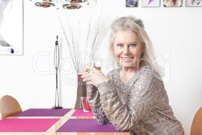 woman and tea