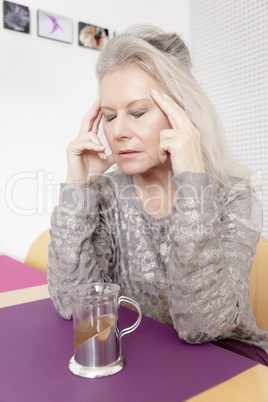 woman and tea