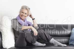 best age woman relaxing