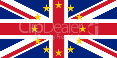 UK and Europe flag