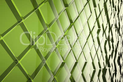 abstract glass cubes background