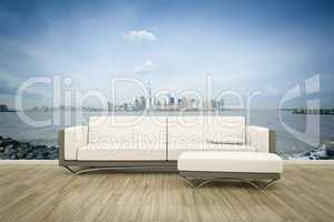 photo wall mural sofa floor