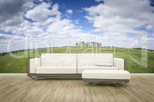 photo wall mural sofa floor