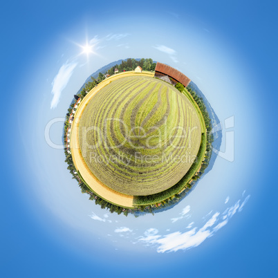little planet countryside