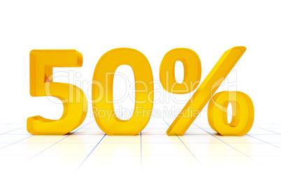 50 percent