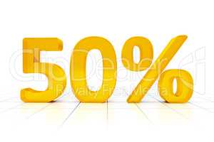 50 percent