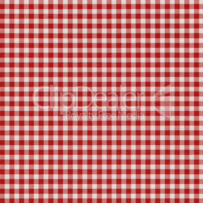 Red checkered fabric texture background