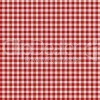 Red checkered fabric texture background