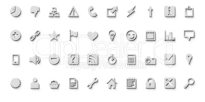 40 web design icons