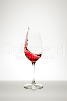 wine glass splash