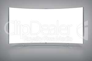 curved widescreen television