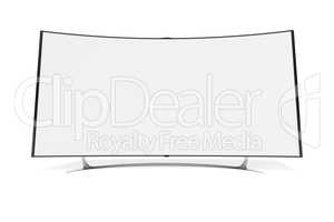 curved widescreen television