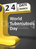vintage calendar World Tuberculosis Day