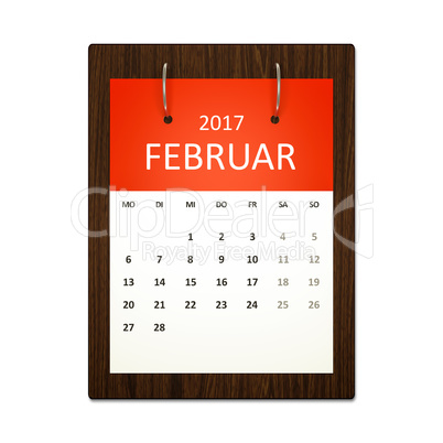 Calendar Planning German 2017