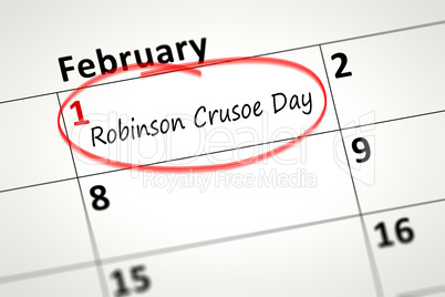 Robinson Crusoe Day first of February