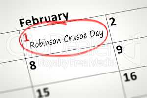 Robinson Crusoe Day first of February