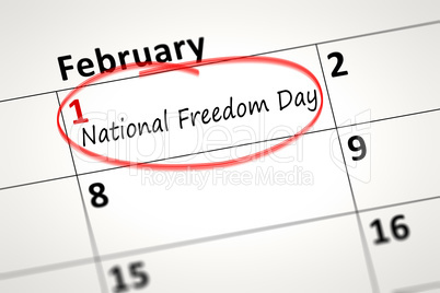 National Freedom Day first of February