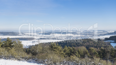 winter scenery Büchelberg Münklingen