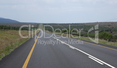 Autobahn durch Südafrika