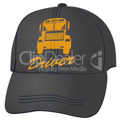 Baseball cap for school bus driver