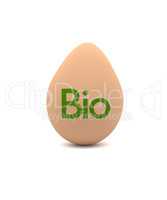 Organic egg concept