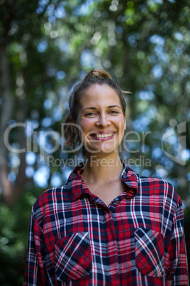 Portrait of confident young woman