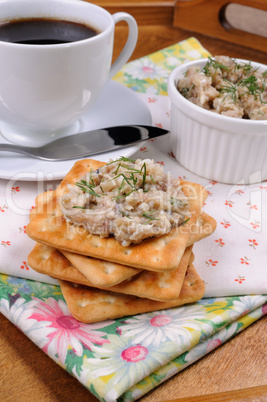 Appetizer   of pate herring (forshmak)