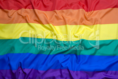 Rainbow flag for background