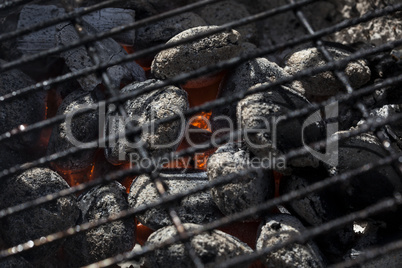 Closeup of a grill